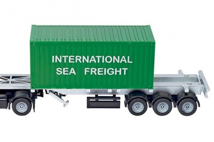 Lastebil med container 1:50