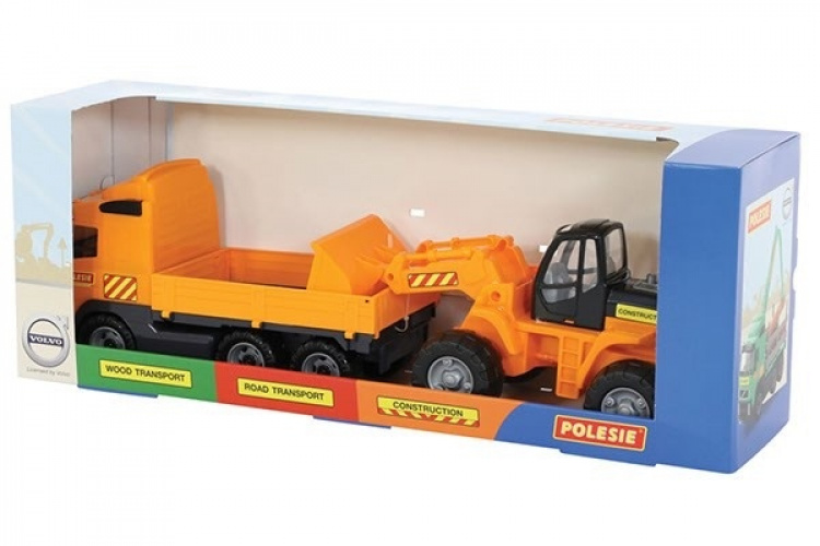 Volvo lastebil med dumper 865x225x325 mm