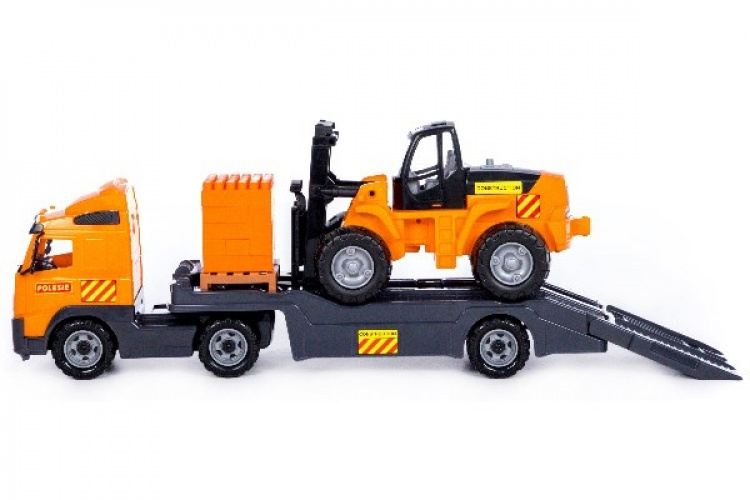 Volvo lastebil med gaffeltruck 750x230x345mm