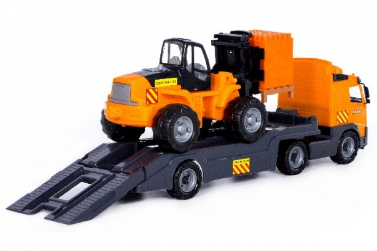 Volvo lastebil med gaffeltruck 750x230x345mm