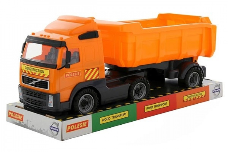 Volvo lastebil med tippbil 590x190x250mm