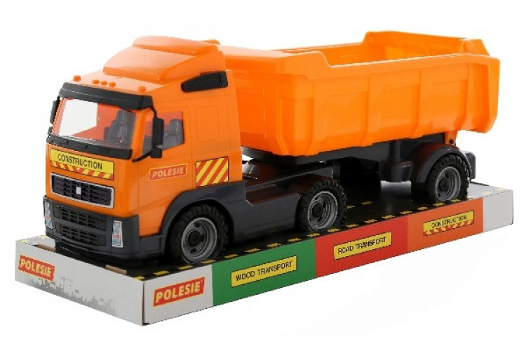 Volvo lastebil med tippbil 590x190x250mm