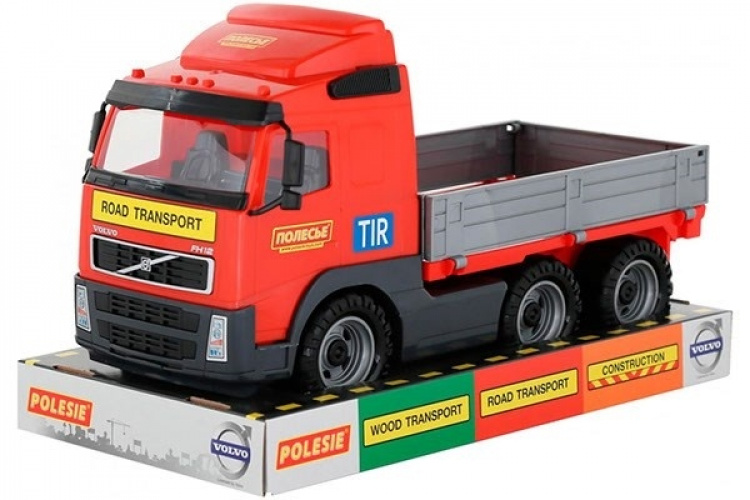 Volvo lastebil med lasteplan 450x190x250mm