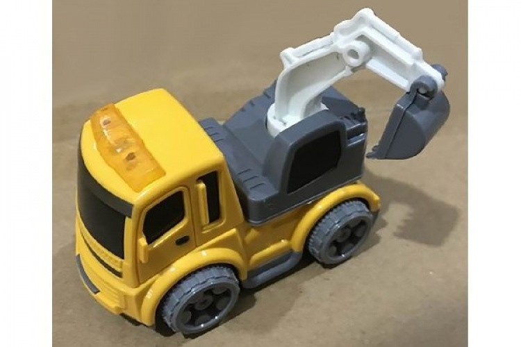 Lastebil med tilhenger + 3 biler, lys og lyd 1:14