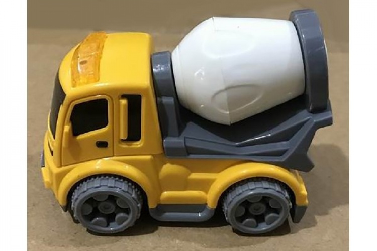 Lastebil med tilhenger + 3 biler, lys og lyd 1:14