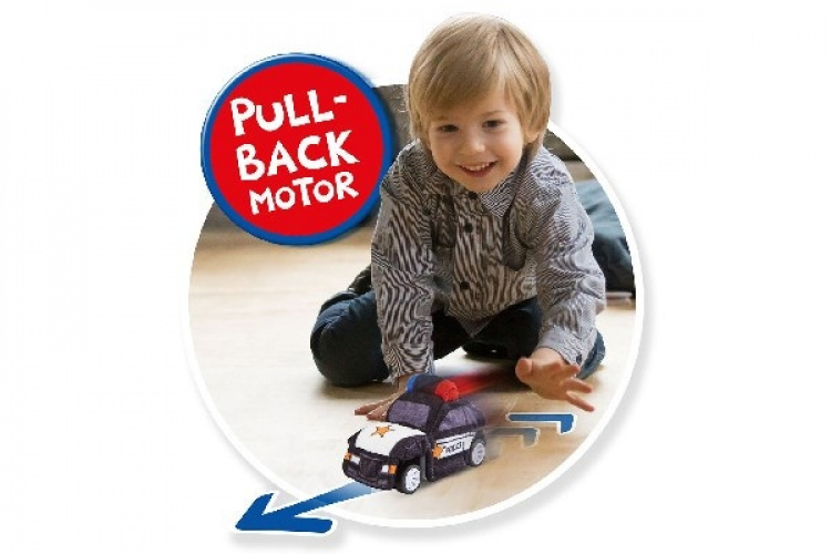 RevellMini ino Politibil trekker seg tilbake, Polisbil