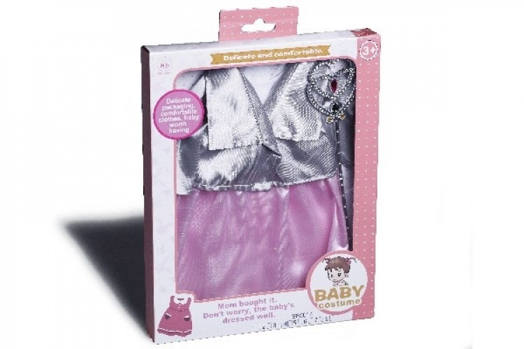 MILLER BKjole med jakke og fe-stav til aby-dukker