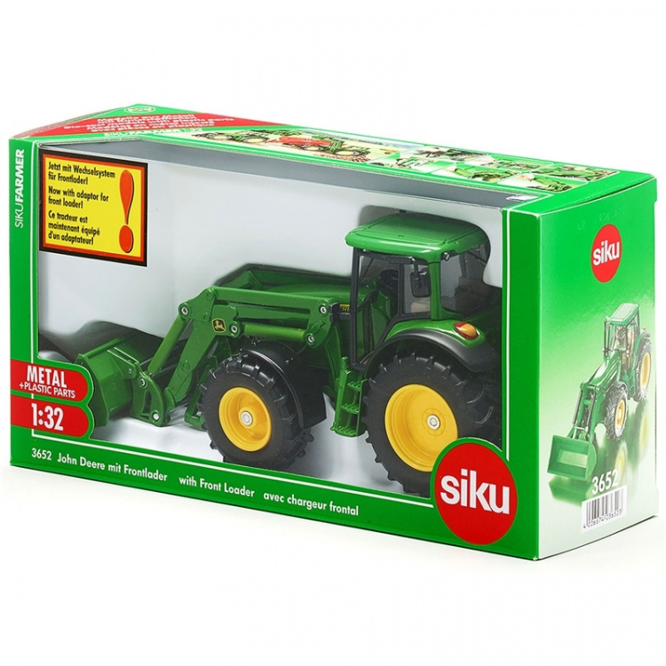 Siku John Deere frontlaster i skala 1:32