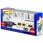 Siku Personbil med campingvogn 1:55