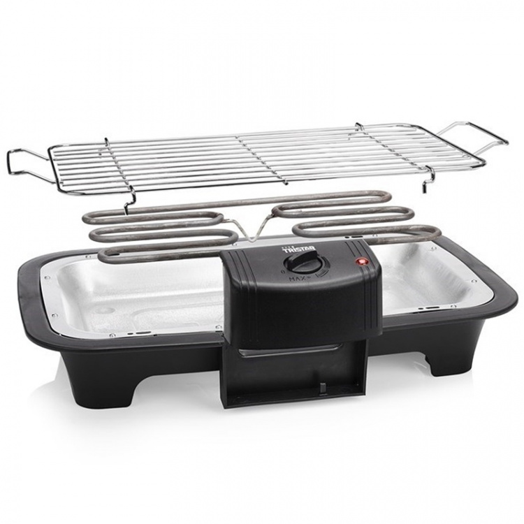 Tristar Elektrisk grill med stativ BQ-2883 inkl. hylle 2000W Tristar Elektrisk grill med stativ BQ-2883 inkl. hylle 2000W