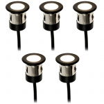 LightsOn Orion innfelt spot 5 stk Svart LightsOn Orion innfelt spot 5 stk Svart