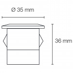 LightsOn Orion innfelt spot 5 stk Svart LightsOn Orion innfelt spot 5 stk Svart