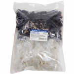 LogiLink Modulær plugg + bøyebeskyttelse Cat6 Oskärm 100+100stk LogiLink Modulær plugg + bøyebeskyttelse Cat6 Oskärm 100+100stk