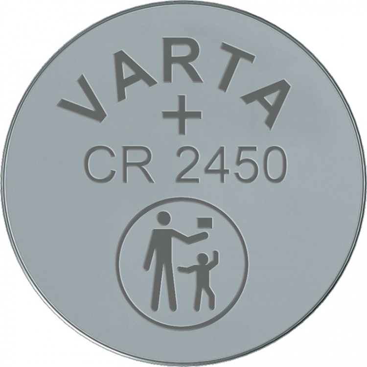 Varta CR2450 3V litium knappcellebatteri Varta CR2450 3V litium knappcellebatteri