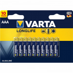 Varta Longlife AAA / LR03-batteri 10 stk