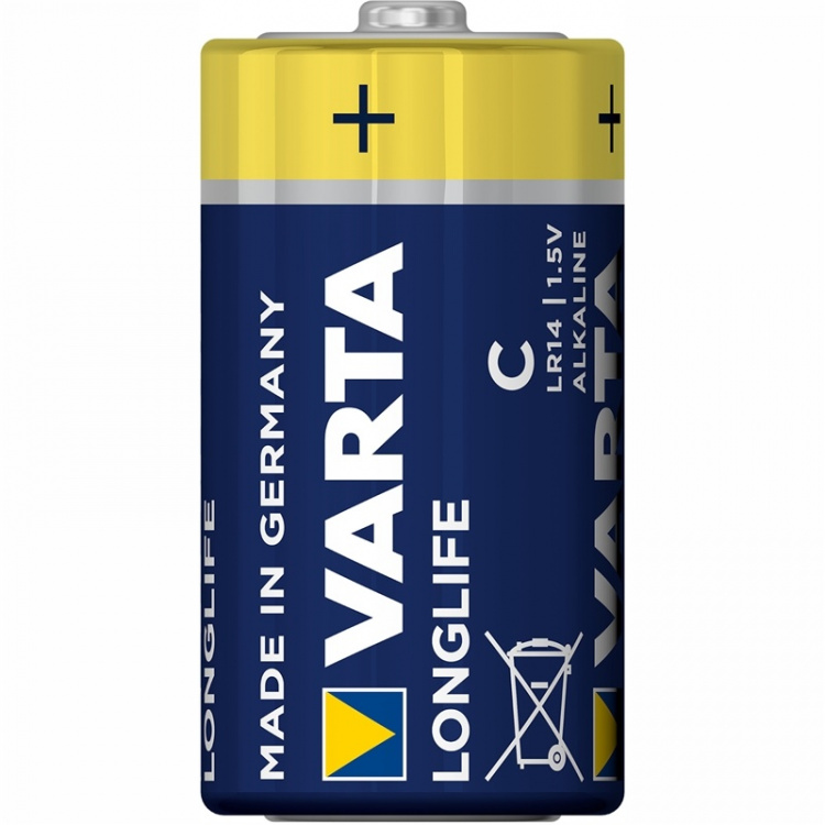 Varta Longlife C / LR14-batteri 2-pakning Varta Longlife C / LR14-batteri 2-pakning