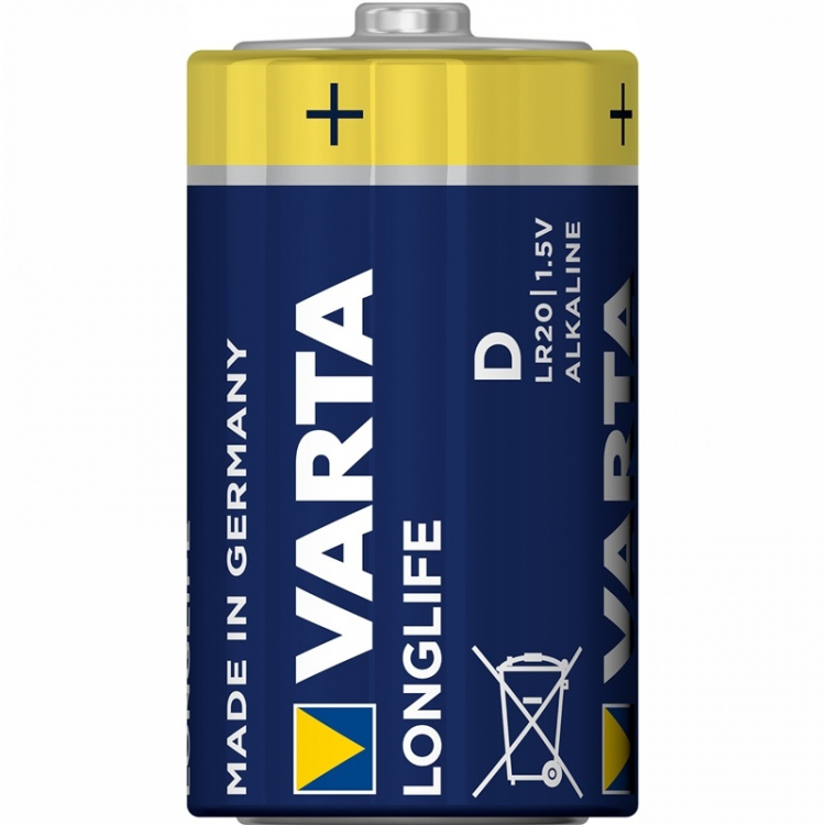 Varta Longlife D / LR20-batteri 2-pk