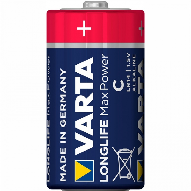 Varta Longlife Max Power C / LR14-batteri 2-pakning