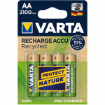VARTA Battery AA 4 pcs 2100 mAh - Rechargeable VARTA Battery AA 4 pcs 2100 mAh - Rechargeable