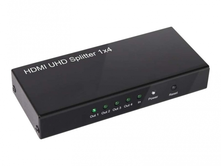 CLUB3D HDMI 2.0 UHD-splitter med 4 porter