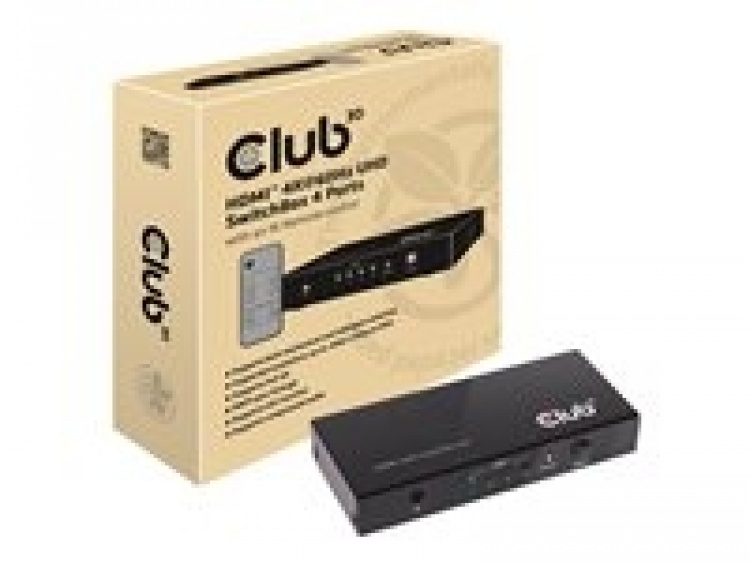 CLUB3D HDMI 2.0 UHD SwitchBox 4 porter