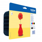 Brother LC-121VALBPDR blekkpatroner 4 stk Original blekkpatroner i svart, cyan, magenta, gul