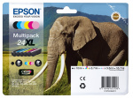 Epson Elephant Multipack 6-fargers 24XL Claria Photo HD-blekk
