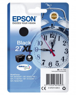Epson Vekkerklokke Singlepack Black 27XL DURABrite Ultra Ink