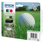 Epson Golfball Multipack 4-fargers 34XL DURABrite Ultra-blekk