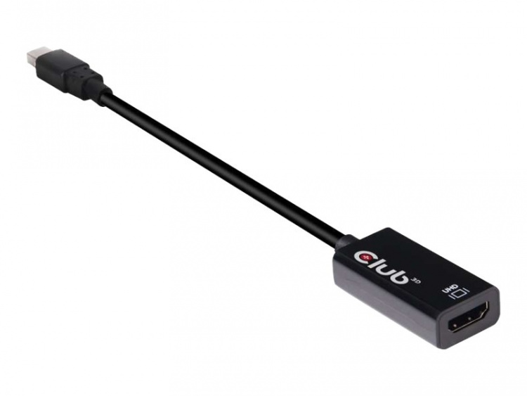 CLUB3D Mini DisplayPort 1.4 til HDMI 2.0b HDR aktiv adapter
