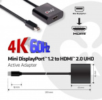 Club 3D Mini Displayport 1.2 - HDMI 2.0-adapter CAC-2170