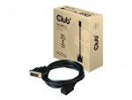 CLUB3D DVI til HDMI 1.4-kabel M/F 2m/6,56ft toveis