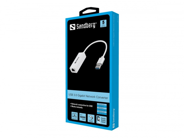 Sandberg USB3.0 Gigabit-nettverkskort