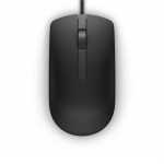 Dell MS116 Datamus Ambidextrous USB Type-A Optisk 1000 DPI