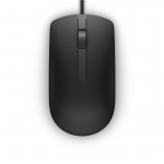 Dell MS116 Datamus Ambidextrous USB Type-A Optisk 1000 DPI