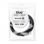 CLUB3D DisplayPort 1.4 HBR3-kabel 2 m/6,56 fot M/M 8K60 Hz