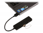 i-tec USB 3.0 Slim Passiv HUB Hub med 4 USB-porter