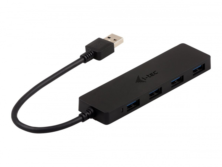 i-tec USB 3.0 Slim Passiv HUB Hub med 4 USB-porter