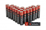 Verbatim Standardbatterier 24 x AAA / LR03 alkaliske batterier