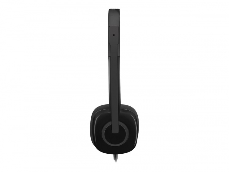 Logitech H151 Hodesetthodebøyle 3,5 mm plugg Svart
