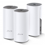 TP-LINK Deco E4 (3-pk) Dual-band (2,4 GHz / 5 GHz) Wi-Fi 5 (802.11ac) Hvit, grå