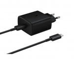 Samsung EP-TA845 Hurtiglader PD 3.0 45W med kabel 1 m, svart Samsung EP-TA845 Hurtiglader PD 3.0 45W med kabel 1 m, svart