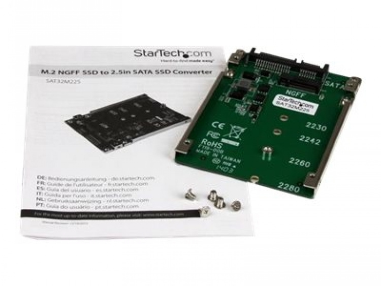 StarTech.com M.2 SSD til 2,5