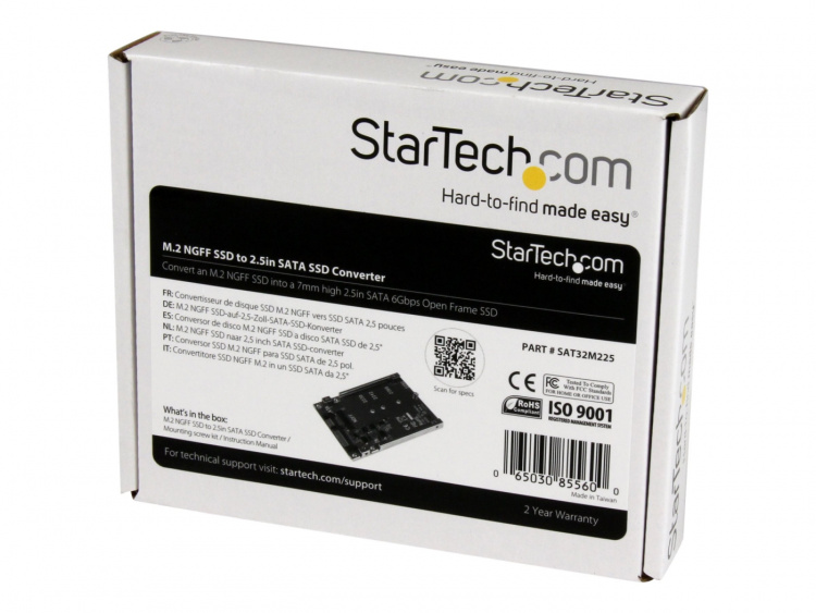 StarTech.com M.2 SSD til 2,5