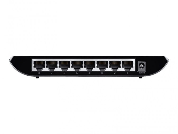 TP-LINK TL-SG1008D Ikke-administrert Gigabit Ethernet (10/100/1000) Svart