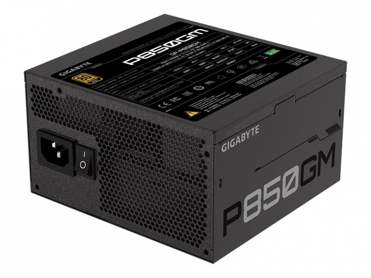 Gigabyte P850GM Strømforsyninger 850 W 20+4-pinners ATX-ATX Svart