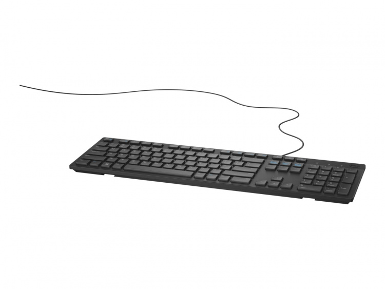 Dell KB216-tastatur QWERTY nordiske språk Svart
