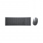 Dell KM7120W Tastatur Trådløst RF + Bluetooth QWERTY Nordic Grey, Titanium