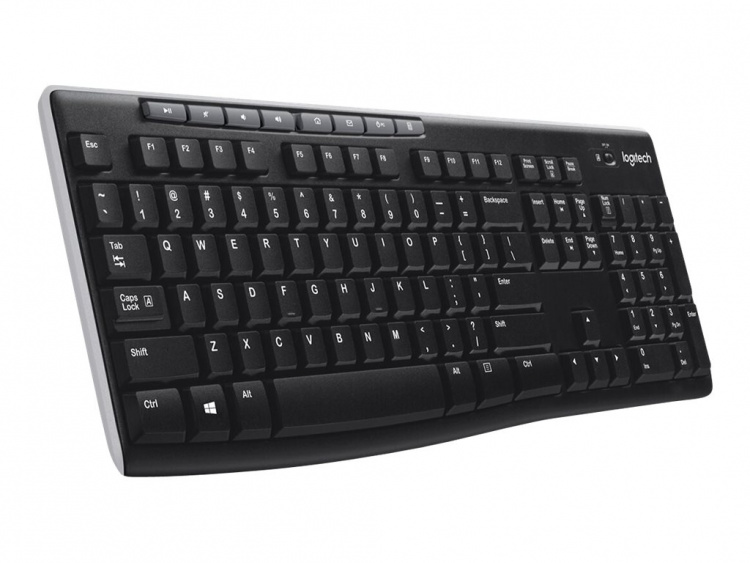Logitech K270 Keyboard RF Wireless QWERTY Svart