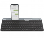 Logitech K580 Keyboard Wireless RF + Bluetooth Dansk, finsk, norsk, svensk gra